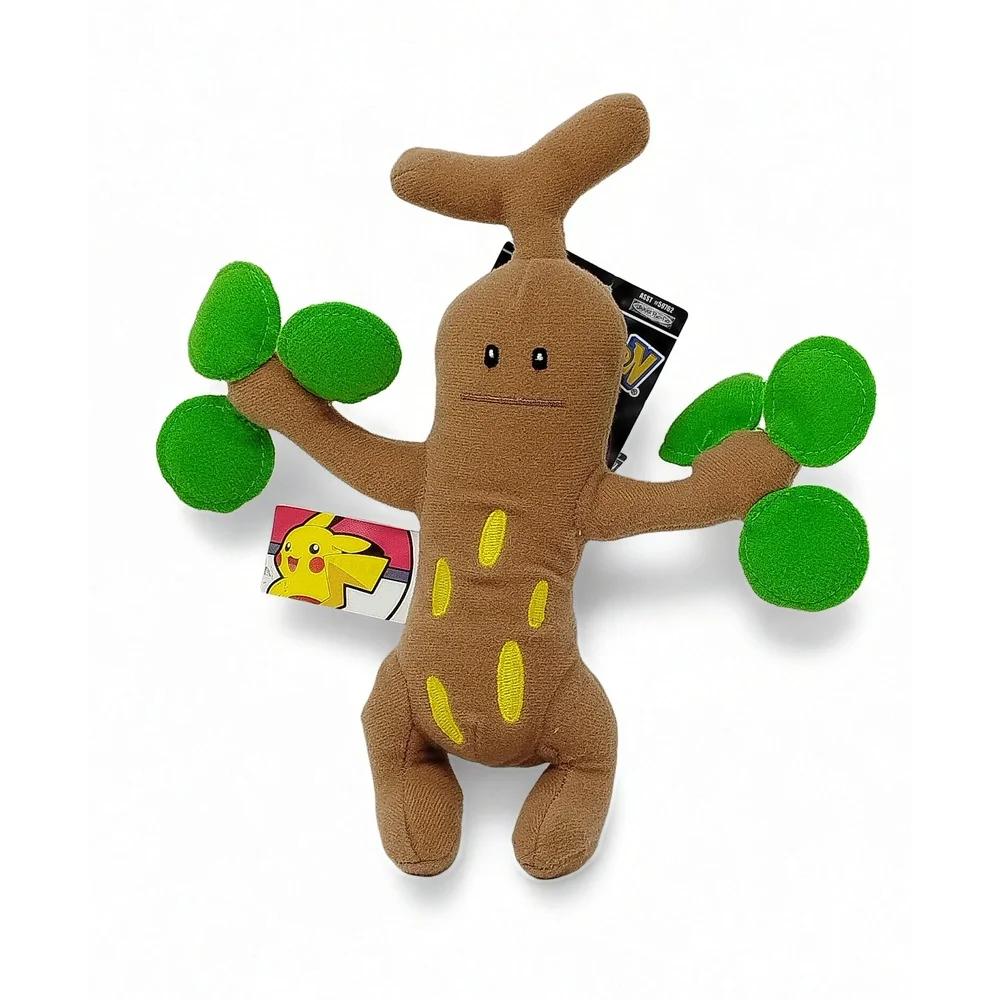 Jakks Pacific Pokemon Sudowoodo Plush 8 Inch Nintendo Sinnoh Region D&P Series 1